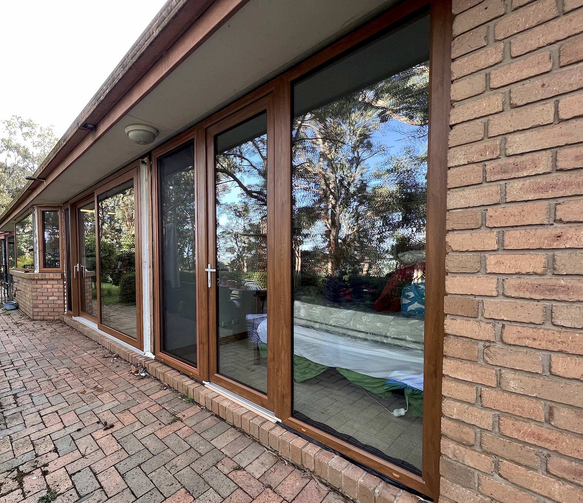 Tilt and Turned & Hinged Door #goldenoak#Belgrave kopya
